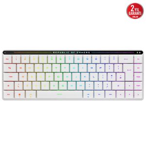 Asus Rog Falchion Rx Low Profile Red Switch Rgb Kablosuz Ingilizce Mekanik Beyaz Gaming Klavye Yy2