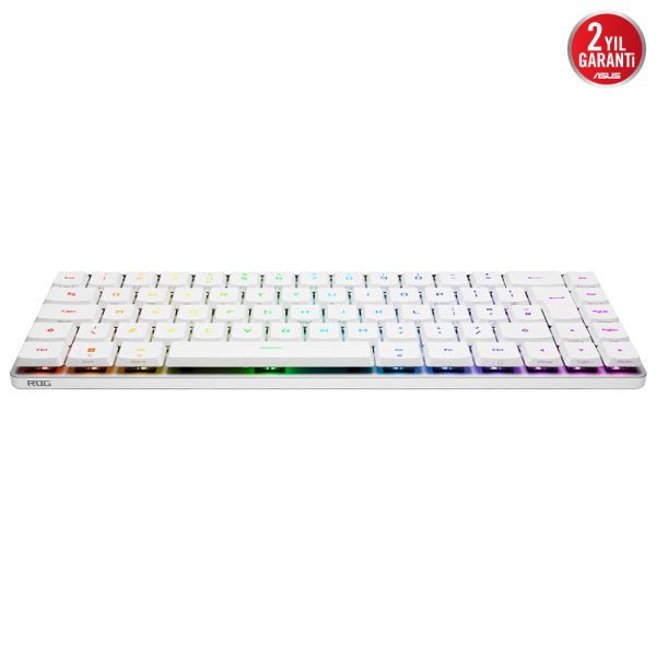 Asus Rog Falchion Rx Low Profile Red Switch Rgb Kablosuz Ingilizce Mekanik Beyaz Gaming Klavye Yy4