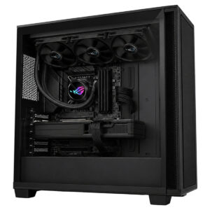 ASUS ROG Strix LC III 360 360mm sıvı soğutucu, yüksek performanslı ve uyumlu işlemci soğutma çözümü, şık tasarım ve gelişmiş soğutma teknolojisi ile dikkat çekiyor.