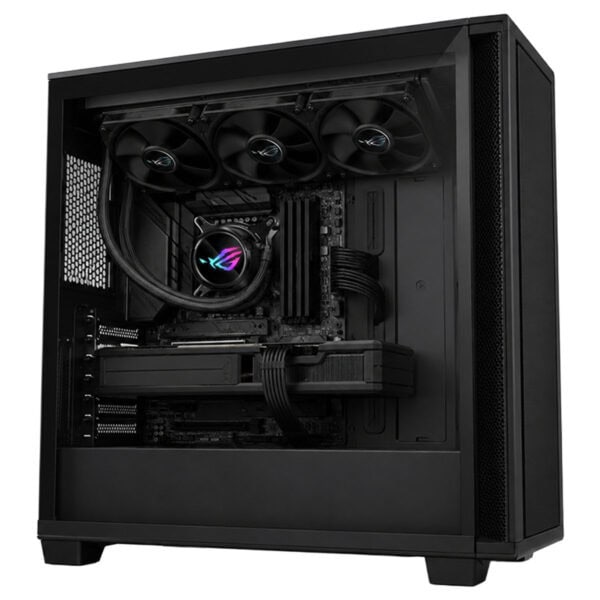 ASUS ROG Strix LC III 360 360mm sıvı soğutucu, yüksek performanslı ve uyumlu işlemci soğutma çözümü, şık tasarım ve gelişmiş soğutma teknolojisi ile dikkat çekiyor.