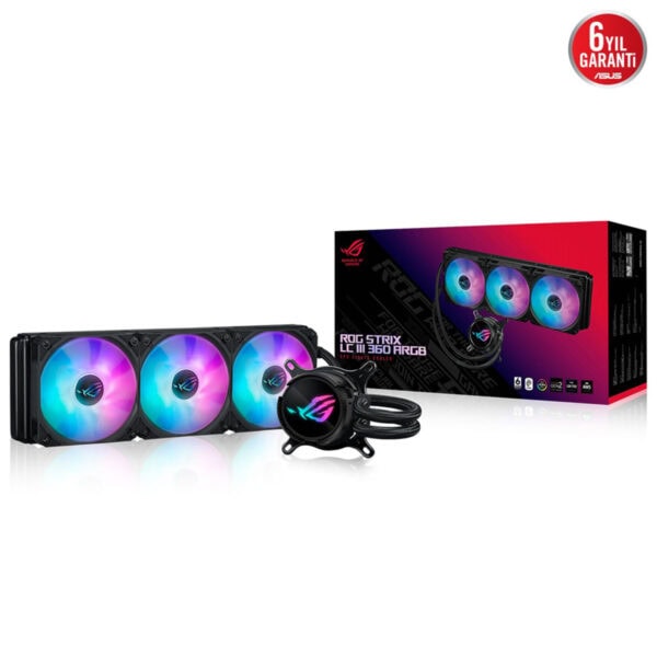 Asus Rog Strix Lc Iii 360 Argb 360mm Intel Amd Uyumlu İşlemci Sıvı Soğutucu 2
