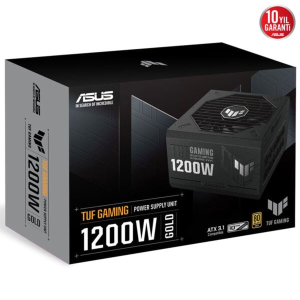 Asus Tuf Gaming 1200g 1200w 80+ Gold Full Modüler 135mm Fanlı Güç Kaynağı 15