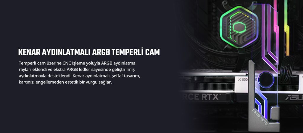 Cooler Master Atlas Argb Tg Universal Ekran Karti Tutucu H3