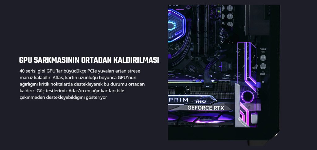 Cooler Master Atlas Argb Tg Universal Ekran Karti Tutucu H5