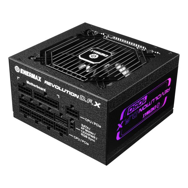 Enermax Revolution D F X 1050w 80 Gold Full Moduler 120mm Fanli Argb Guc Kaynagi Ert1050ewt 2 Yil Birebir Degisim Garantili 2