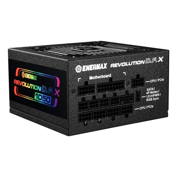 Enermax Revolution D F X 1050w 80 Gold Full Moduler 120mm Fanli Argb Guc Kaynagi Ert1050ewt 2 Yil Birebir Degisim Garantili 3