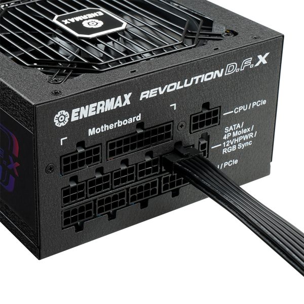 Enermax Revolution D F X 1050w 80 Gold Full Moduler 120mm Fanli Argb Guc Kaynagi Ert1050ewt 2 Yil Birebir Degisim Garantili 9
