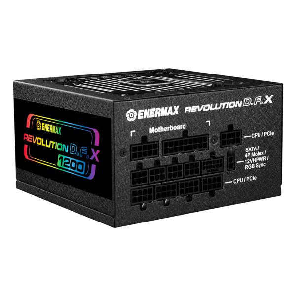 Enermax Revolution D F X 1200w 80 Gold Full Moduler 120mm Fanli Argb Guc Kaynagi Ert1200ewt 2 Yil Birebir Degisim Garantili 3
