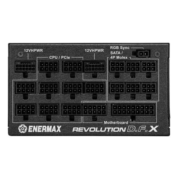 Enermax Revolution D F X 1650w 80 Gold Full Moduler 140mm Fanli Argb Guc Kaynagi Ert1650ewt 2 Yil Birebir Degisim Garantili 6