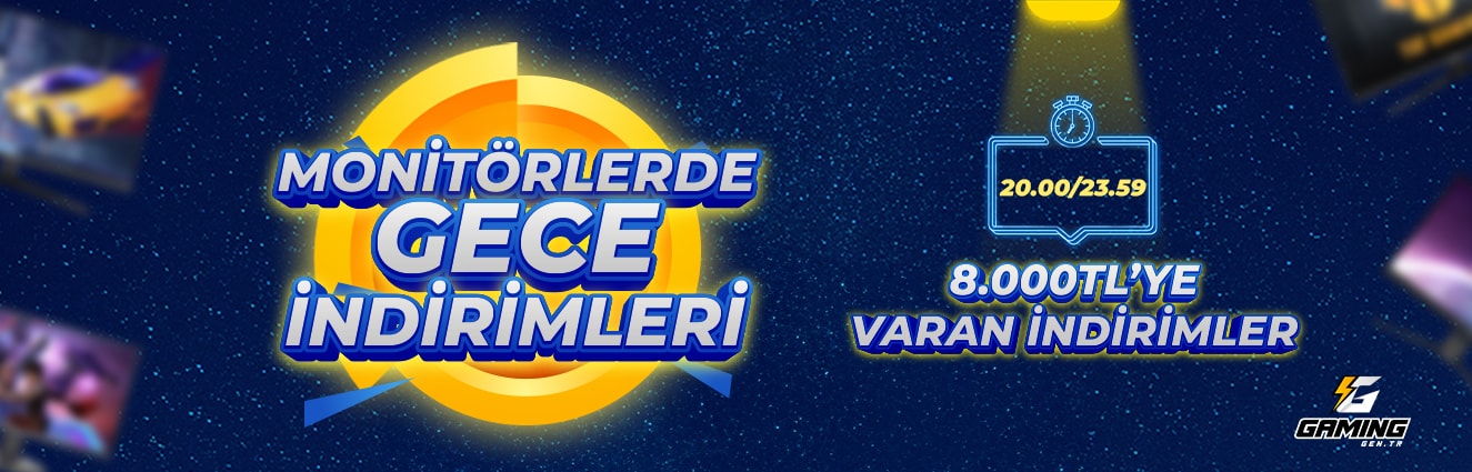 Monitorlerde Gece Indirimleri Banner 20240216
