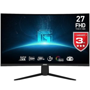 Msi G27c3f 27 Inc 180 Hz 1ms Full Hd Adaptive Sync Rapid Va Kavisli Gaming Monitor Y