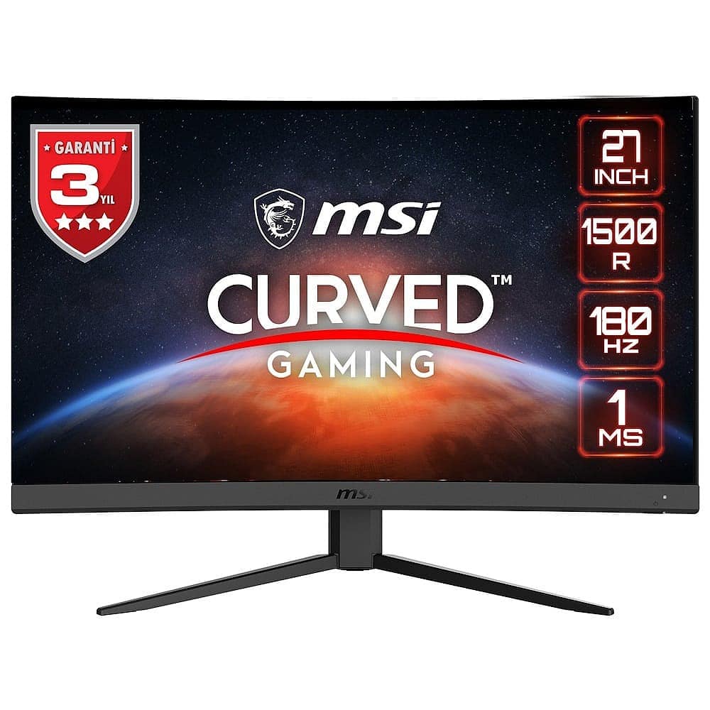 Msi G27c4 E3 27 Inc 180 Hz 1ms Full Hd Adaptive Sync Va Kavisli Gaming Monitor Y