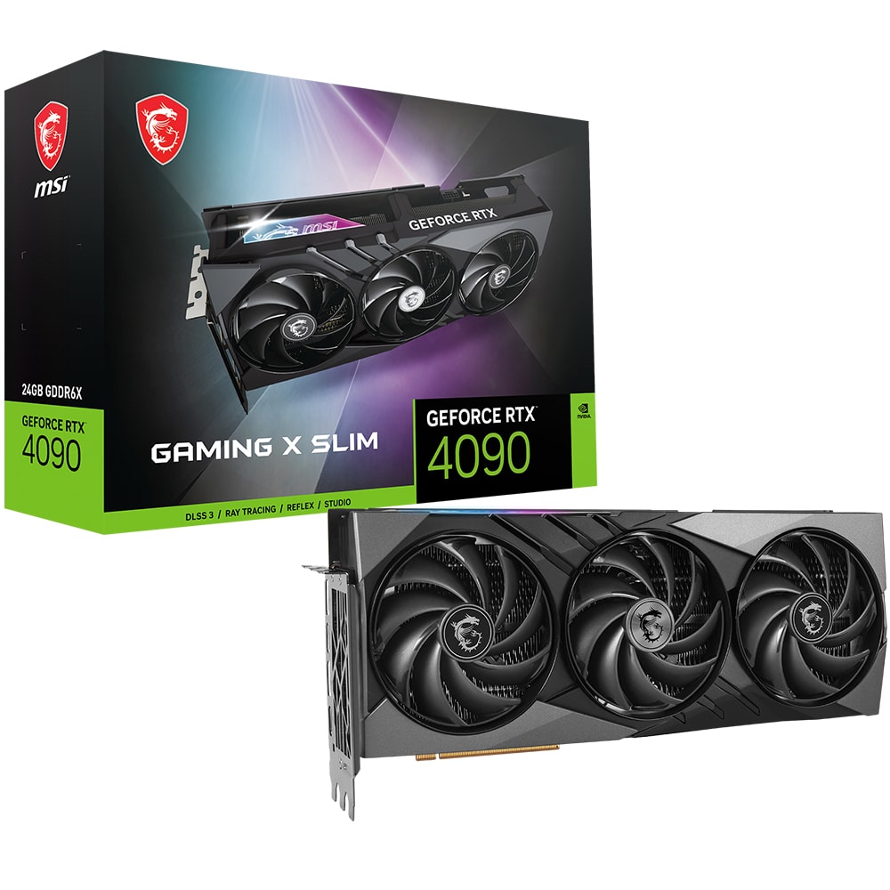 Msi Geforce Rtx 4090 Gaming X Slim 24g 24gb Gddr6x 384 Bit Dlss 3 Ekran Karti