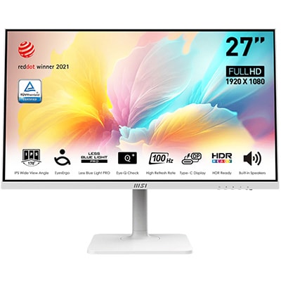 MSI MODERN MD2712PW 27 inç 100Hz 1Ms FLAT IPS Adaptive Sync Full HD TYPE-C Monitör 1