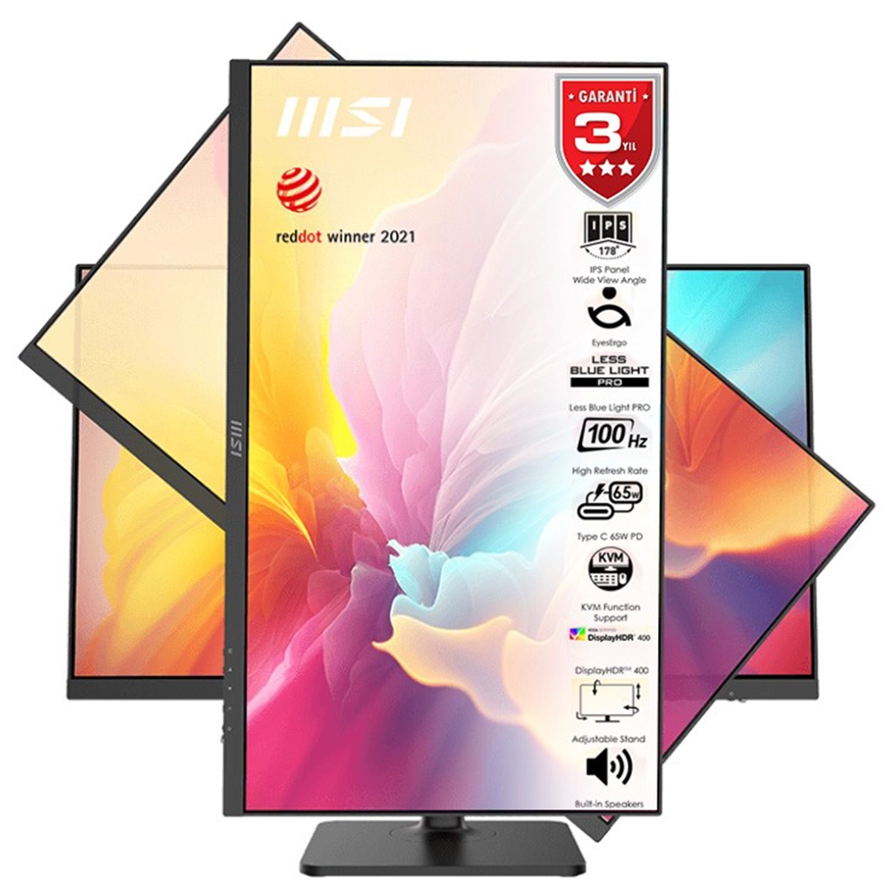 Msi Modern Md272qxp 27 Inc 100hz 1ms Wqhd Adaptive Sync Ips Monitor Yh1
