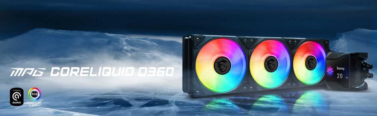 MSI MPG CORELIQUID D360 ARGB Sıvı Soğutucu a1