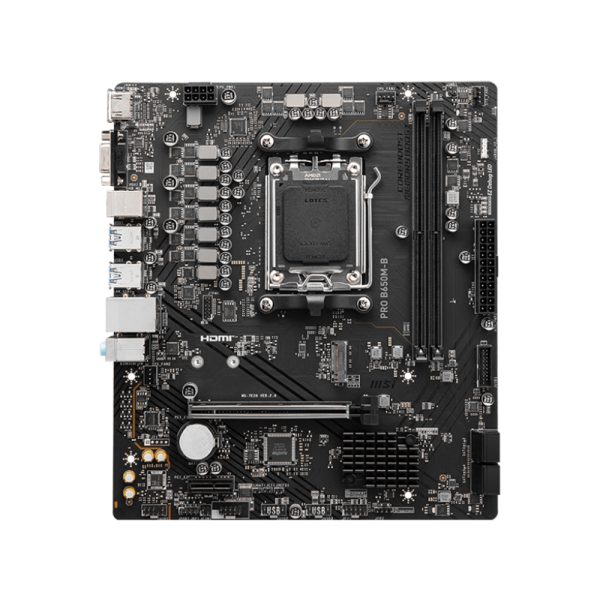 Msi Pro B650m B 6800mhz Oc Ddr5 Soket Am5 M 2 Hdmi Vga Matx Anakart 1