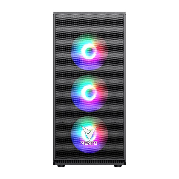 Vento Vg07f Argb Siyah Mid Tower Atx Fsp Hydro K Pro Gen5 850w 80 Bronze Gaming Kasa 1
