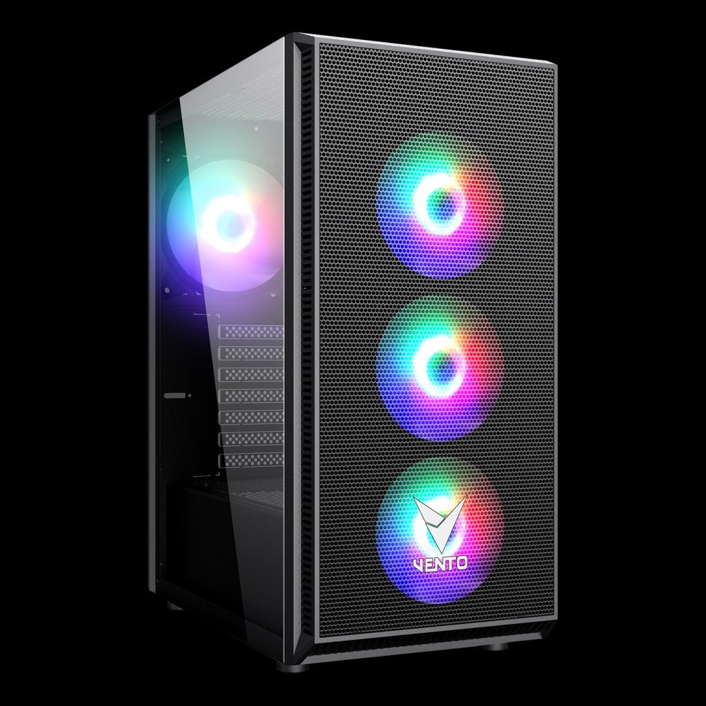 Vento Vg07f Argb Siyah Mid Tower Atx Fsp Hydro K Pro Gen5 850w 80 Bronze Gaming Kasa H1