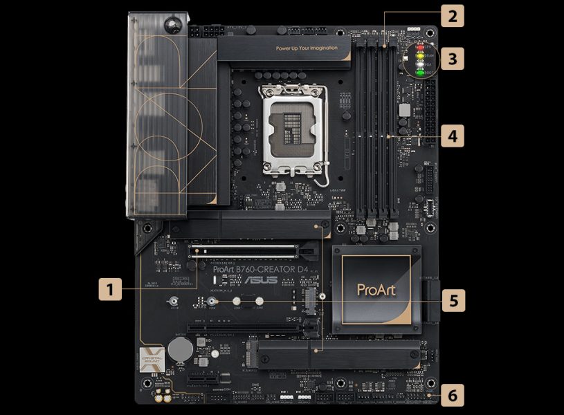 ProArt B760-CREATOR D4 ASUS ProArt B760 Creator Anakart a14