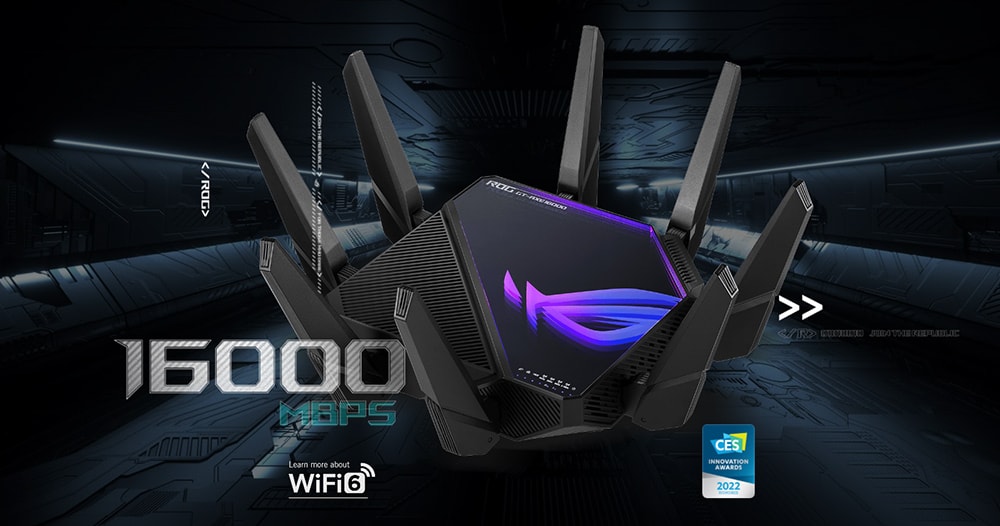 Asus ROG Rapture GT-AXE16000 Router a3