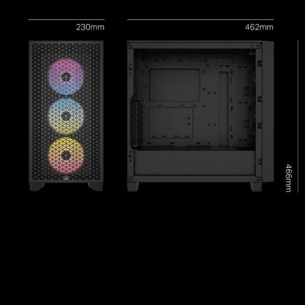 Corsair iCUE 3000D RGB AIRFLOW Kasa a2