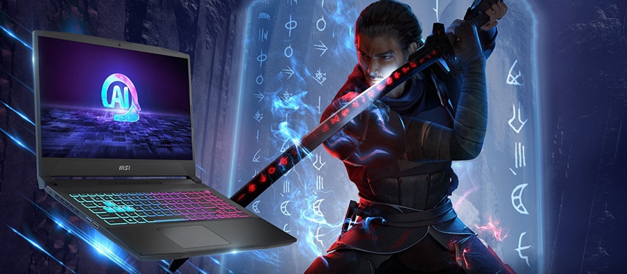 MSI KATANA A15 AI B8VG-434XTR AMD Ryzen 9-8945HS 32GB DDR5 1TB SSD RTX4070 8GB 15.6 inç Full HD 144Hz Freedos Gaming Laptop h2