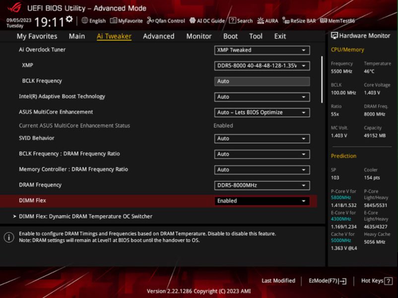ASUS ROG Strix Z790-F Gaming WiFi II Anakart a16