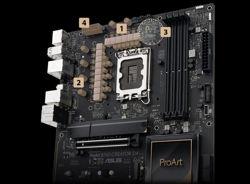 ProArt B760-CREATOR D4 ASUS ProArt B760 Creator Anakart a10