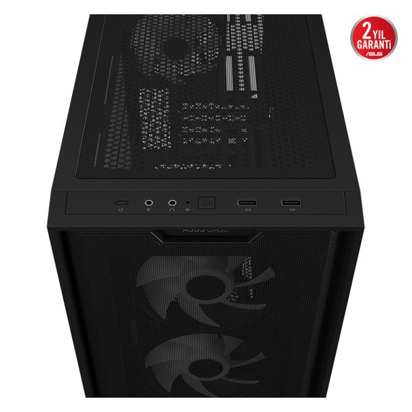 Asus A21 Plus Argb Temperli Cam Usb 3 2 Matx Mesh Siyah Mid Tower Gaming Kasa Y8