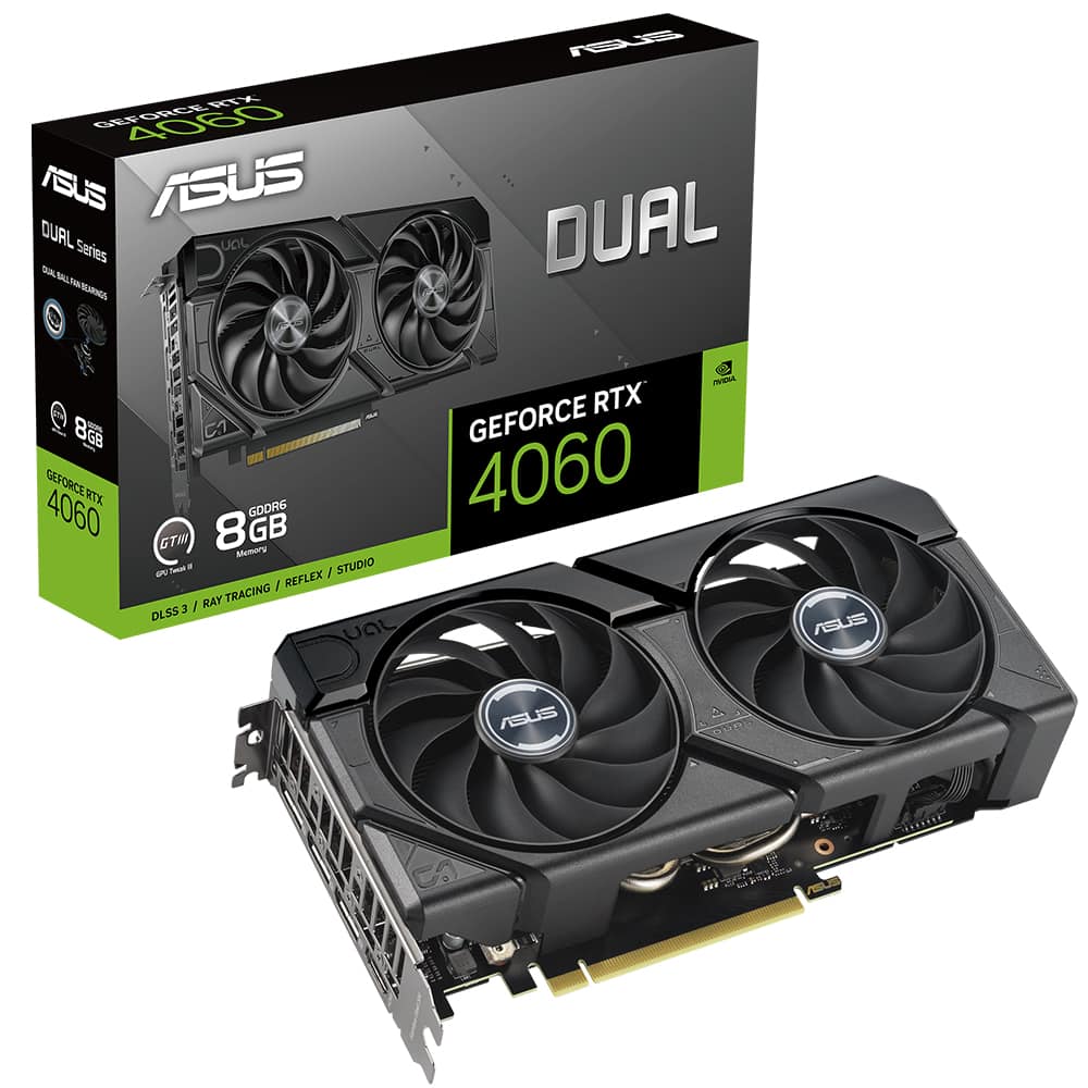 Asus Dual Geforce Rtx 4060 Evo 8gb Gddr6 128 Bit Dlss 3 Ekran Karti