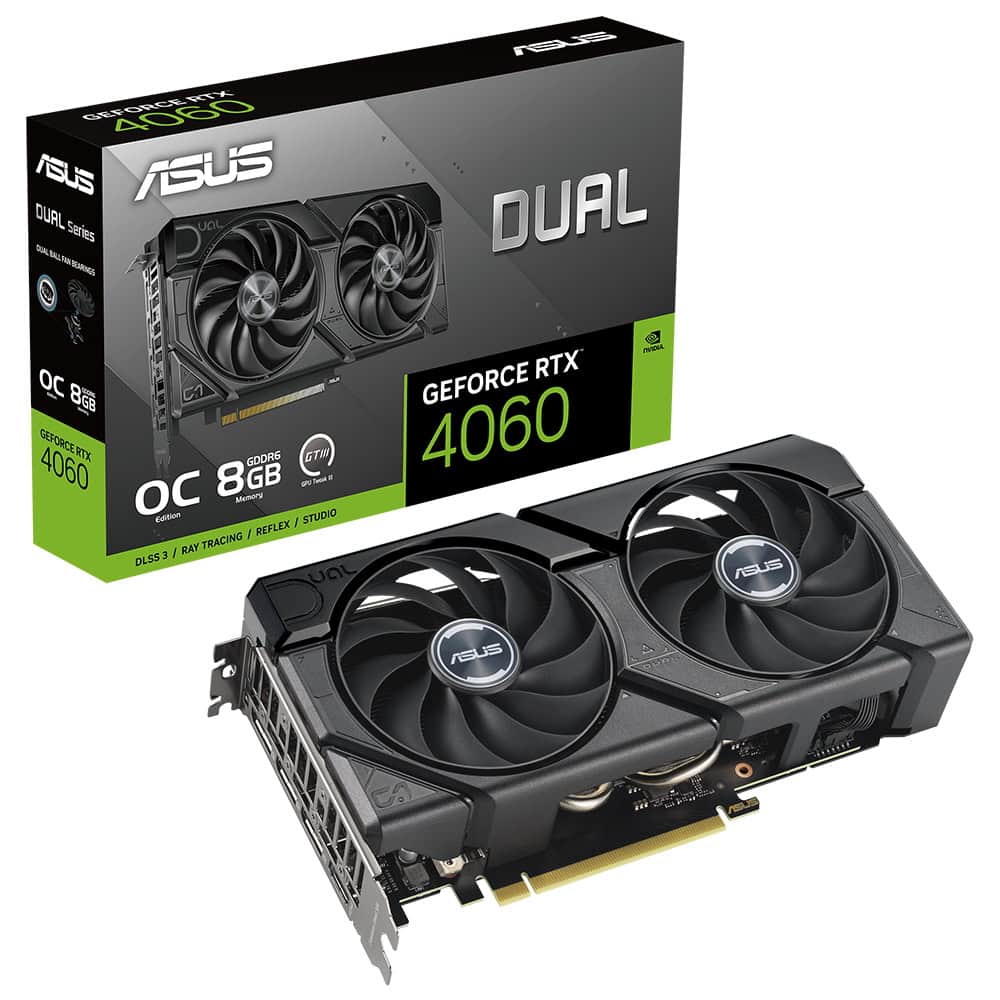 Asus Dual Geforce Rtx 4060 Evo Oc 8gb Gddr6 128 Bit Dlss 3 Ekran Karti Yy1