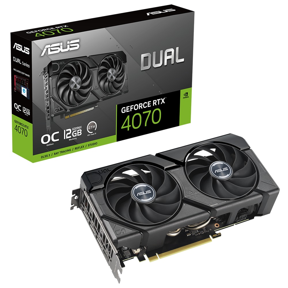 Asus Dual Geforce Rtx 4070 Evo Oc 12gb Gddr6x 192 Bit Dlss 3 Ekran Karti