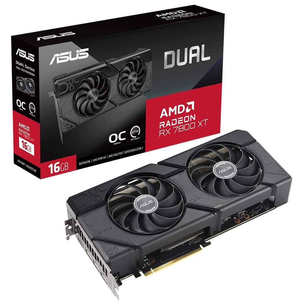 Asus Dual Radeon Rx 7800 Xt 16gb Oc Edition Gddr6 256 Bit Ekran Karti 1