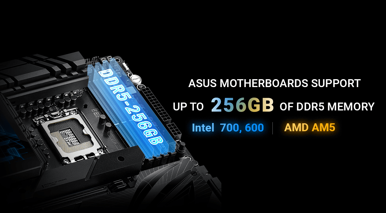 Asus Intel 700 600 Serisi Ve Amd Am5 1