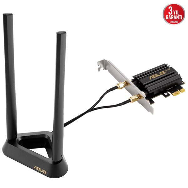 Asus Pce Axe59bt Wifi6e Tri Band Kablosuz Pcie Bluetooth Adaptor 1
