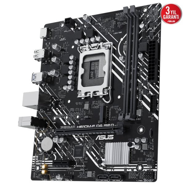 Asus Prime H610m F D4 R2 0 Csm 3200mhz Ddr4 Soket 1700 M 2 Hdmi Matx Anakart 2