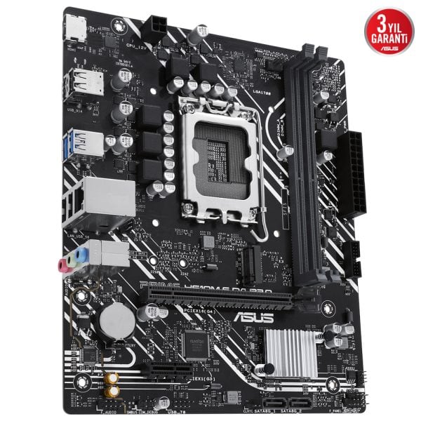 Asus Prime H610m F D4 R2 0 Csm 3200mhz Ddr4 Soket 1700 M 2 Hdmi Matx Anakart 3