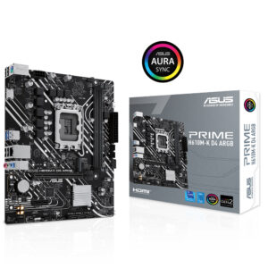 Asus Prime H610m K D4 Argb 3200mhz Ddr4 Soket 1700 M 2 Hdmi Matx Anakart Y1