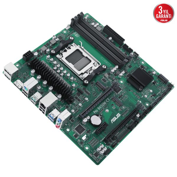 Asus Pro B650m Ct Csm 6400mhz Oc Ddr5 Soket Am5 M 2 Hdmi Dp Matx Anakart 4