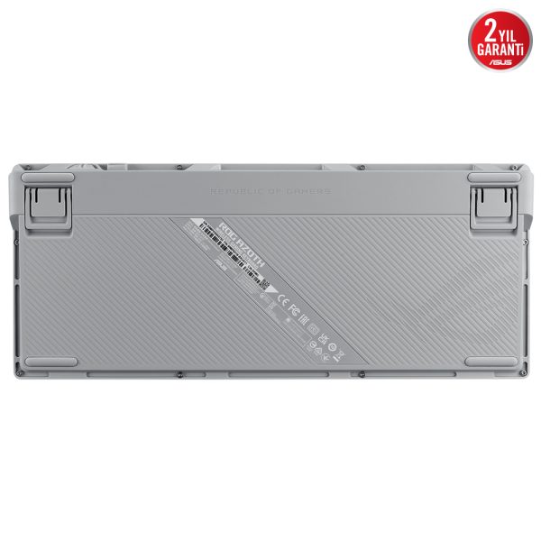 Asus Rog Azoth 75 Nx Snow Switch Rgb Kablosuz Hotswap Turkce Beyaz Mekanik Gaming Klavye 7
