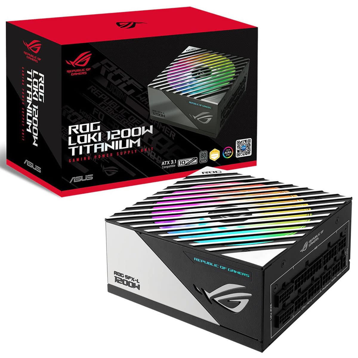 Asus Rog Loki 1200t Sfx L 1200w 80+ Titanium Full Modüler 120mm Fanlı Güç Kaynağı 1