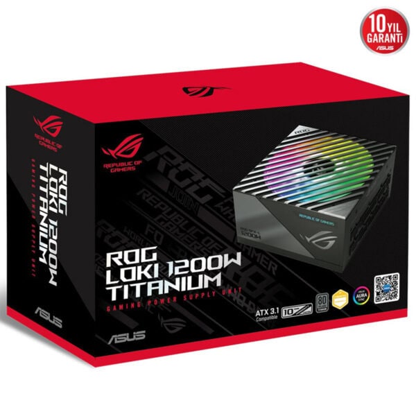 Asus Rog Loki 1200t Sfx L 1200w 80+ Titanium Full Modüler 120mm Fanlı Güç Kaynağı 15