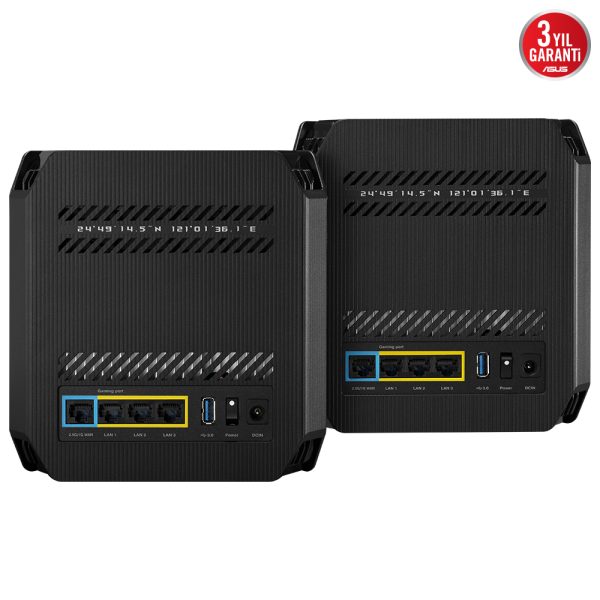 Asus Rog Rapture Gt6 Wifi 6 Gigabit Tri Band Ai Protection Vpn Access Point Siyah Mesh Sistem Ikili Paket 10