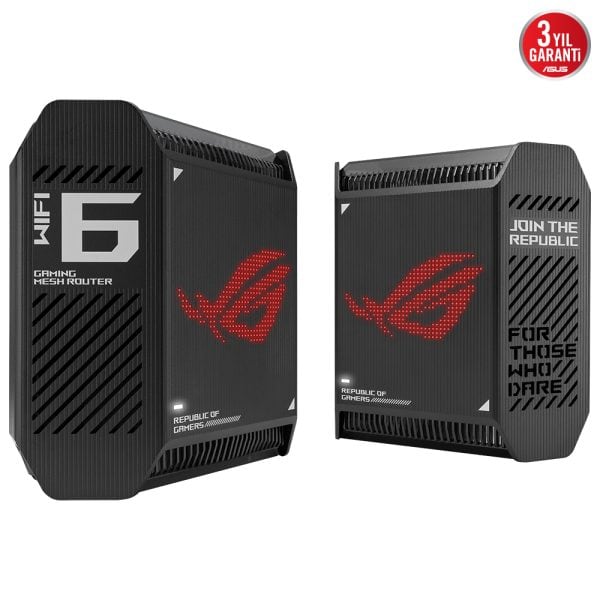 Asus Rog Rapture Gt6 Wifi 6 Gigabit Tri Band Ai Protection Vpn Access Point Siyah Mesh Sistem Ikili Paket 5