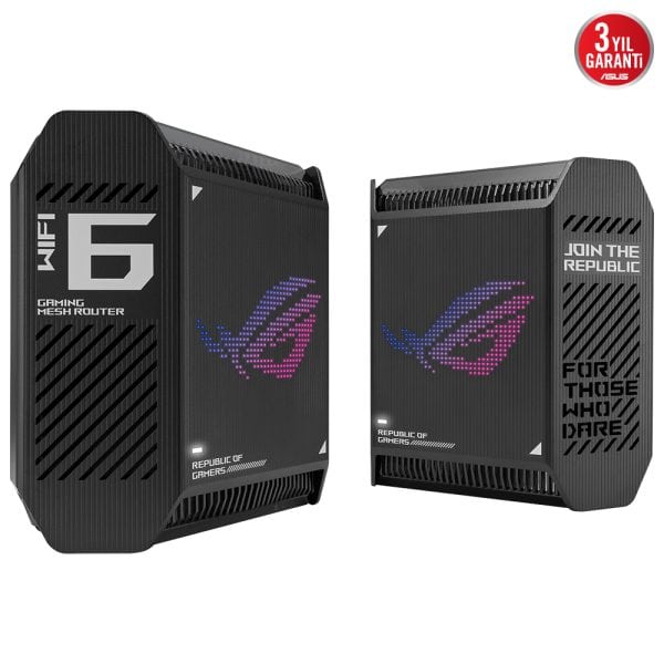 Asus Rog Rapture Gt6 Wifi 6 Gigabit Tri Band Ai Protection Vpn Access Point Siyah Mesh Sistem Ikili Paket 7