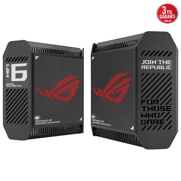 Asus Rog Rapture Gt6 Wifi 6 Gigabit Tri Band Ai Protection Vpn Access Point Siyah Mesh Sistem Ikili Paket 8