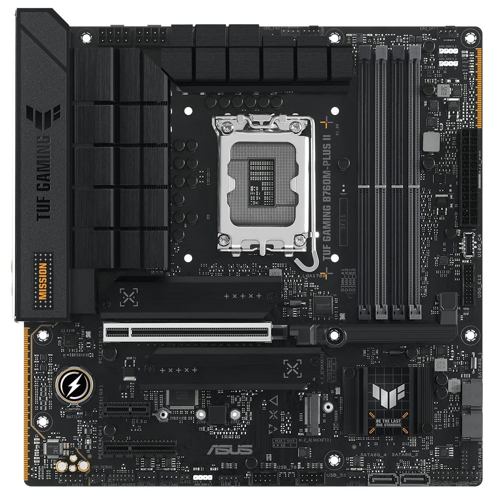 Asus Tuf Gaming B760m Plus Ii 7800mhz Oc Ddr5 Soket 1700 M 2 Hdmi Dp Matx Anakart Y1