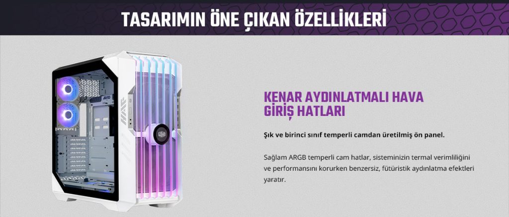 Cooler Master Haf700 Evo Usb 3 2 Full Tower Beyaz Gaming Kasa H700e Wgnn S00 H10