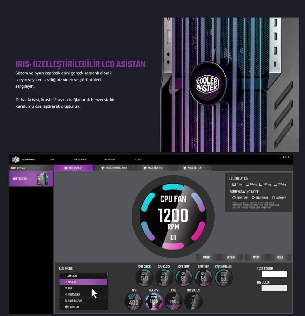 Cooler Master Haf700 Evo Usb 3 2 Full Tower Beyaz Gaming Kasa H700e Wgnn S00 H9
